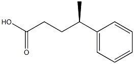 [R,(-)]-4-Phenylvaleric acid 구조식 이미지