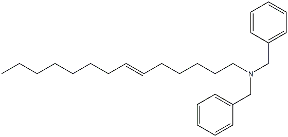 (6-Tetradecenyl)dibenzylamine 구조식 이미지
