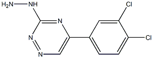 [5-(3,4-Dichlorophenyl)-1,2,4-triazin-3-yl]hydrazine 구조식 이미지