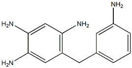 5-[(3-Aminophenyl)methyl]-1,2,4-benzenetriamine 구조식 이미지