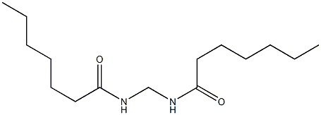 N,N'-Methylenebis(heptanamide) 구조식 이미지