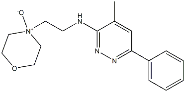 4-[2-[(4-Methyl-6-phenylpyridazin-3-yl)amino]ethyl]morpholine 4-oxide Structure