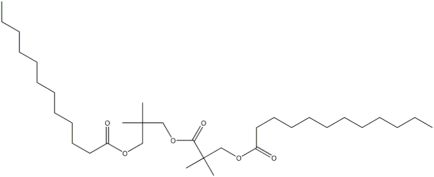 3-Dodecanoyloxy-2,2-dimethylpropionic acid 3-dodecanoyloxy-2,2-dimethylpropyl ester Structure