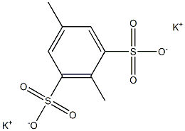 2,5-Dimethyl-1,3-benzenedisulfonic acid dipotassium salt 구조식 이미지