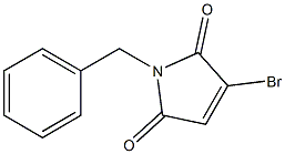 1-Benzyl-3-bromo-3-pyrroline-2,5-dione Structure