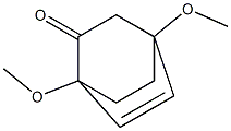 1,4-Dimethoxybicyclo[2.2.2]oct-5-en-2-one Structure