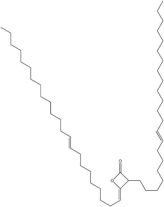 3-(8-Docosenyl)-4-(9-tricosen-1-ylidene)oxetan-2-one Structure