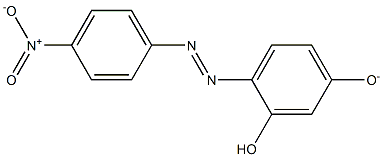 4-(4-Nitrophenylazo)-3-hydroxyphenolate Structure