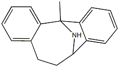 12-Methyl-5,6,7,12-tetrahydrodibenzo[a,d]cycloocten-5,12-imine Structure