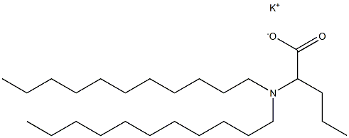 2-(Diundecylamino)valeric acid potassium salt Structure