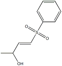 (E)-1-(Phenylsulfonyl)-1-buten-3-ol 구조식 이미지