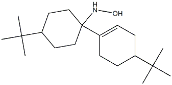 N-[4-tert-Butyl-1-(4-tert-butyl-1-cyclohexenyl)cyclohexyl]hydroxylamine Structure