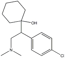 1-[1-(4-Chlorophenyl)-2-dimethylaminoethyl]cyclohexanol Structure
