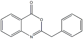 2-Benzyl-4H-3,1-benzoxazin-4-one Structure