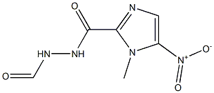 1-Methyl-5-nitro-1H-imidazole-2-carboxylic acid-N2-formyl hydrazide Structure