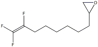 1,1,2-Trifluoro-9,10-epoxy-1-decene 구조식 이미지