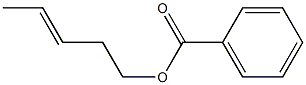 Benzoic acid 3-pentenyl ester Structure