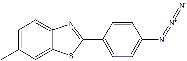 2-(4-Azidophenyl)-6-methylbenzothiazole 구조식 이미지