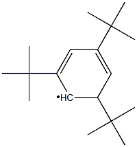 2,4,6-Tri-tert-butylphenyl radical 구조식 이미지