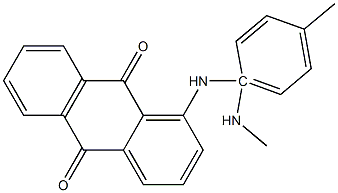 1-Methylamino-4-toluidinoanthraquinone 구조식 이미지