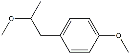 4-(2-Methoxypropyl)anisole 구조식 이미지