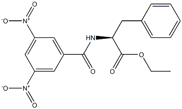 N-(3,5-Dinitrobenzoyl)phenylalanine ethyl ester 구조식 이미지