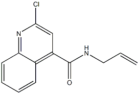 2-Chloro-N-allylquinoline-4-carboxamide Structure