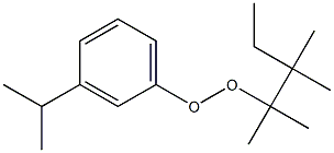 3-Isopropylphenyl 1,1,2,2-tetramethylbutyl peroxide Structure