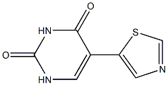 5-(5-Thiazolyl)uracil Structure