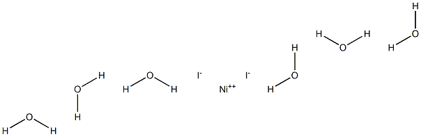 Nickel diiodide hexahydrate 구조식 이미지