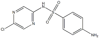 4-Amino-N-(5-chloropyrazin-2-yl)benzenesulfonamide 구조식 이미지