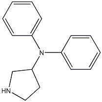 3-Diphenylaminopyrrolidine Structure