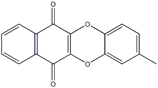 2-Methylbenzo[b]naphtho[2,3-e][1,4]dioxin-6,11-dione 구조식 이미지