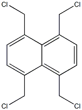 1,4,5,8-Tetrakis(chloromethyl)naphthalene 구조식 이미지