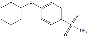 4-(Cyclohexyloxy)benzenesulfonamide 구조식 이미지