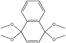 1,1,4,4-Tetramethoxy-1,4-dihydronaphthalene 구조식 이미지