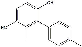 2-(4-Methylphenyl)-3-methylbenzene-1,4-diol 구조식 이미지