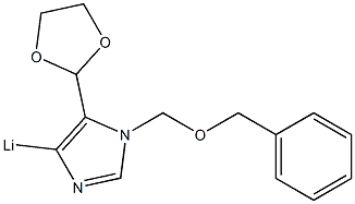 4-Lithio-1-[(benzyloxy)methyl]-5-(1,3-dioxolan-2-yl)-1H-imidazole 구조식 이미지