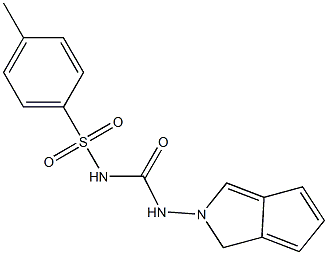 1-(Cyclopenta[c]pyrrol-2(1H)-yl)-3-tosylurea 구조식 이미지