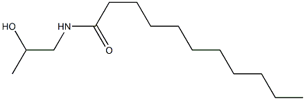 N-(2-Hydroxypropyl)undecanamide 구조식 이미지