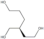 [S,(-)]-3-(Hydroxymethyl)-1,6-hexanediol 구조식 이미지