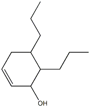 5,6-Dipropyl-2-cyclohexen-1-ol 구조식 이미지