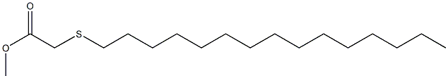 3-Thiaoctadecanoic acid methyl ester 구조식 이미지