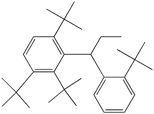 1-(2,3,6-Tri-tert-butylphenyl)-1-(2-tert-butylphenyl)propane 구조식 이미지