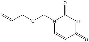 1-(Allyloxymethyl)-1,2,3,4-tetrahydropyrimidine-2,4-dione Structure