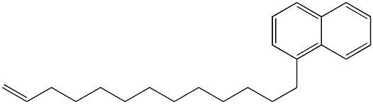 1-(12-Tridecenyl)naphthalene Structure