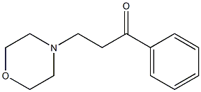 1-Phenyl-3-morpholino-1-propanone Structure