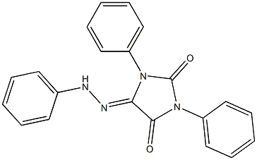 5-(2-Phenylhydrazono)-1,3-diphenyl-3,5-dihydro-1H-imidazole-2,4-dione 구조식 이미지