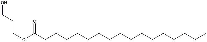 Heptadecanoic acid 3-hydroxypropyl ester Structure