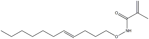 N-(4-Undecenyloxy)methacrylamide Structure